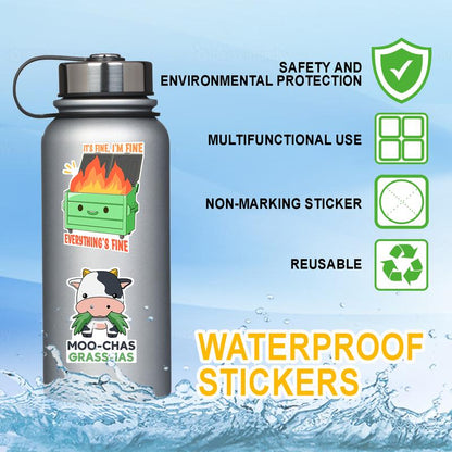 130 PCS Funny Saying Sticker Pack