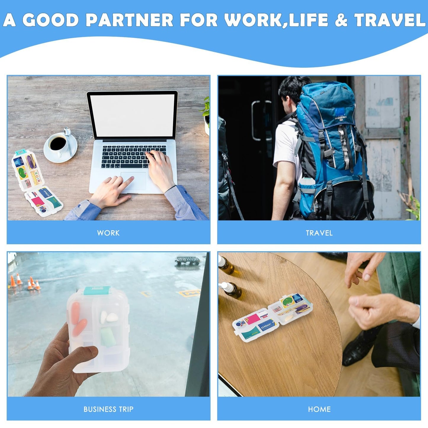 147 Pcs Medicine Labels, DIY Mini Pill Case Labels