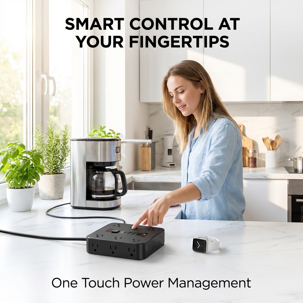 16-in-1 Power Strip Surge Protector