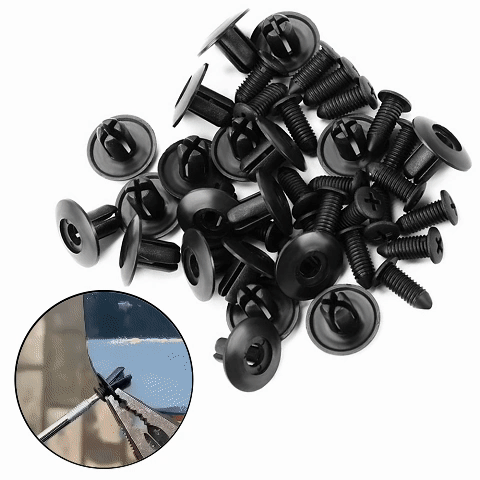 100PCS Universal Car Fastener Clips for Smart Fortwo/Forfour Series