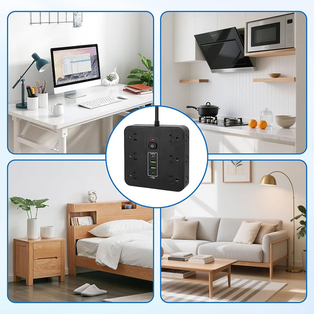 16-in-1 Power Strip Surge Protector
