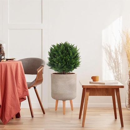 20" Artificial Cedar Topiary Ball Tree