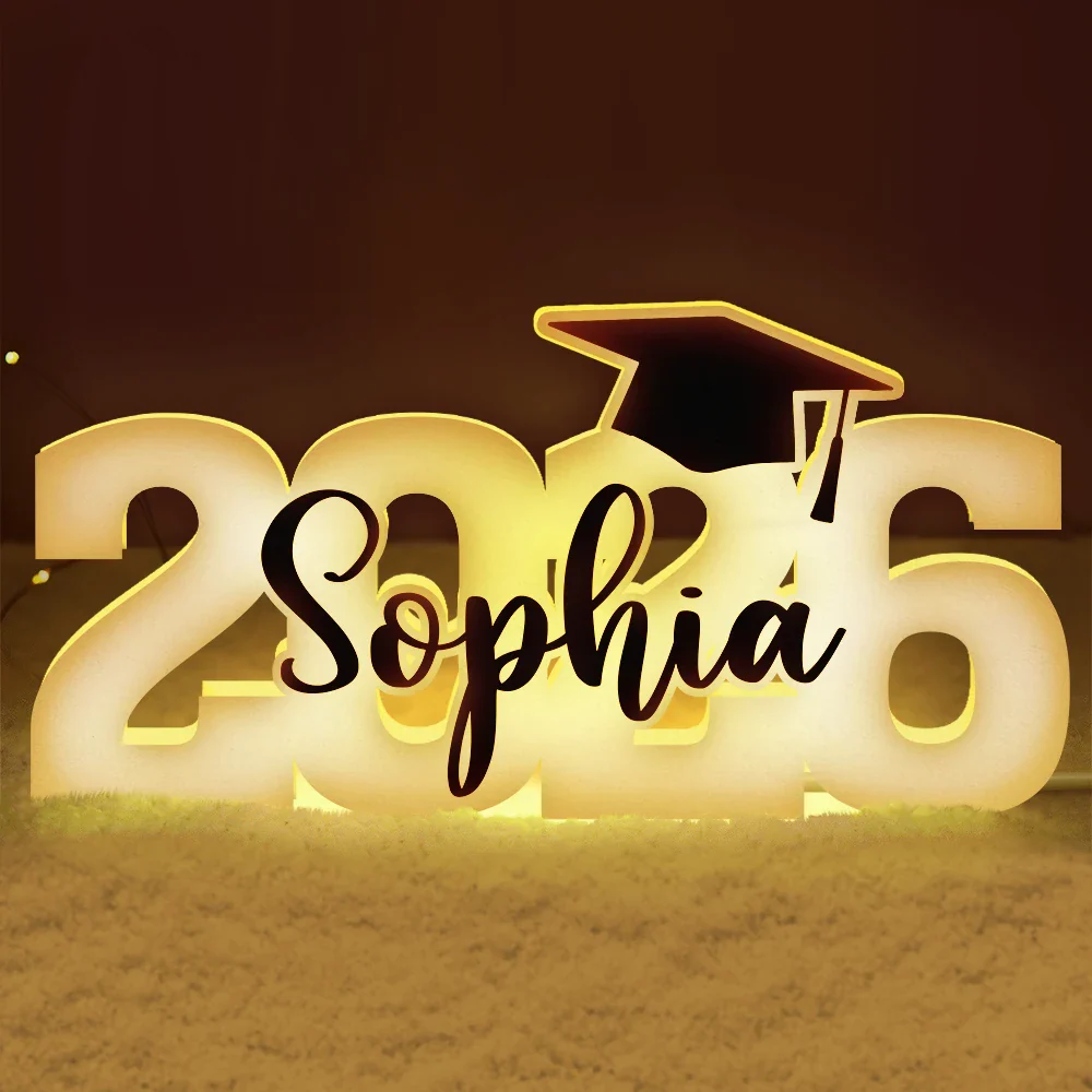 Class Of 2026 Graduation - Personalized Custom Shaped Light Box